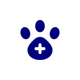 veterinary paw heart icon